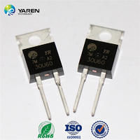 2 pins Fast Recovery Diode Electronic Components 30A 600v TO-220 package model YR30U60 FRD