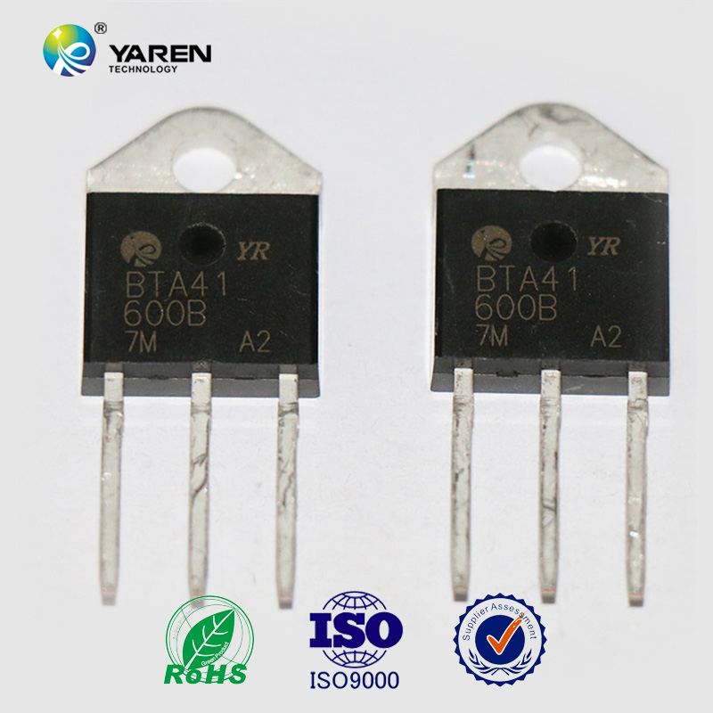 Semiconductors phase silicon controled rectifier scr 3 pins model BTA41 TO-247A package 40A 600v