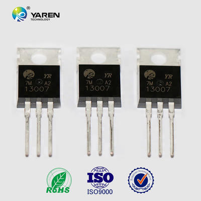3 Pins NPN power mosfet transistors Model Electronic Component YR13007  TO-220 package 7A