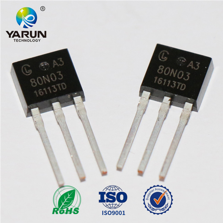 80N03 30V 80A TO-220 N channel mosfet/audio mosfet